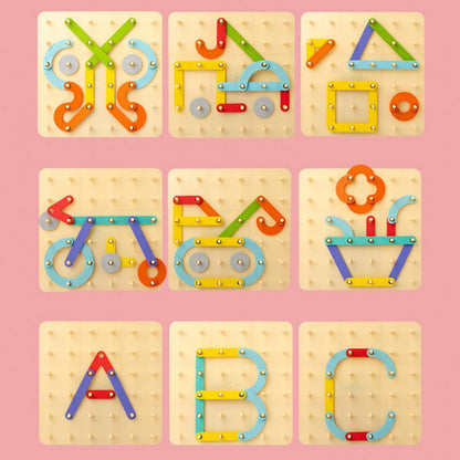 Puzzle à Encastrement Montessori 🎅 Idée Cadeau de Noël ! 🎁 Livraison Gratuite