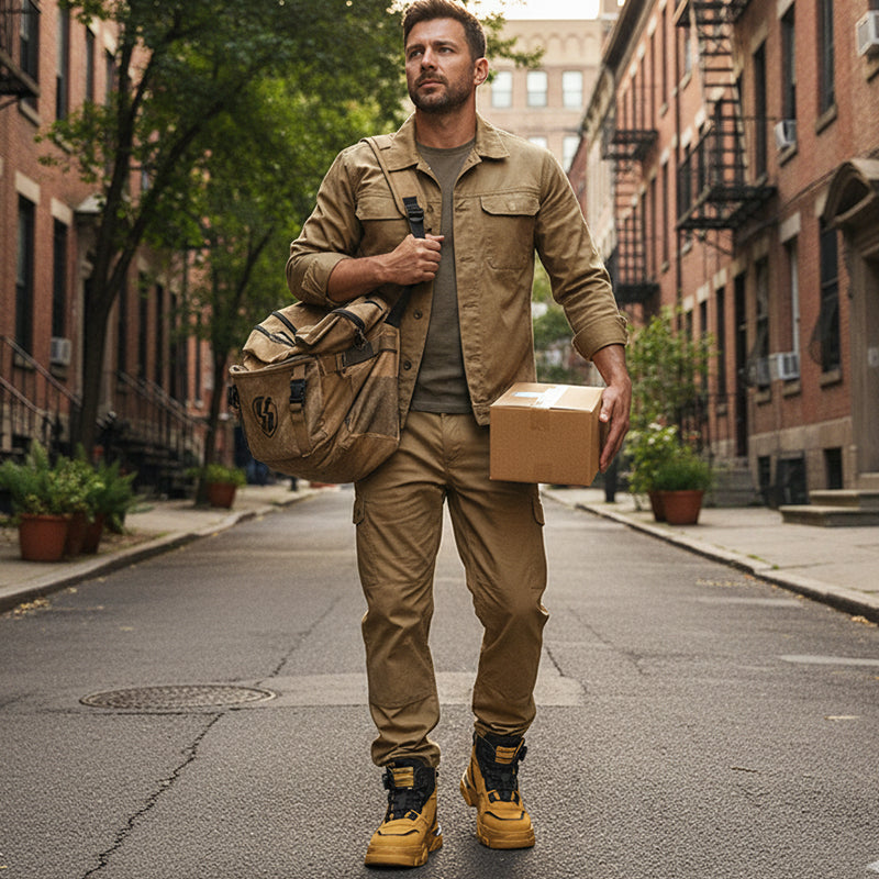 ⏳Offre spéciale limitée dans le temps⏰Chaussures de travail à boucle pivotante pour hommes (imperméables, antidérapantes, confortables et respirantes)