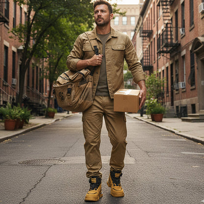 ⏳Offre spéciale limitée dans le temps⏰Chaussures de travail à boucle pivotante pour hommes (imperméables, antidérapantes, confortables et respirantes)