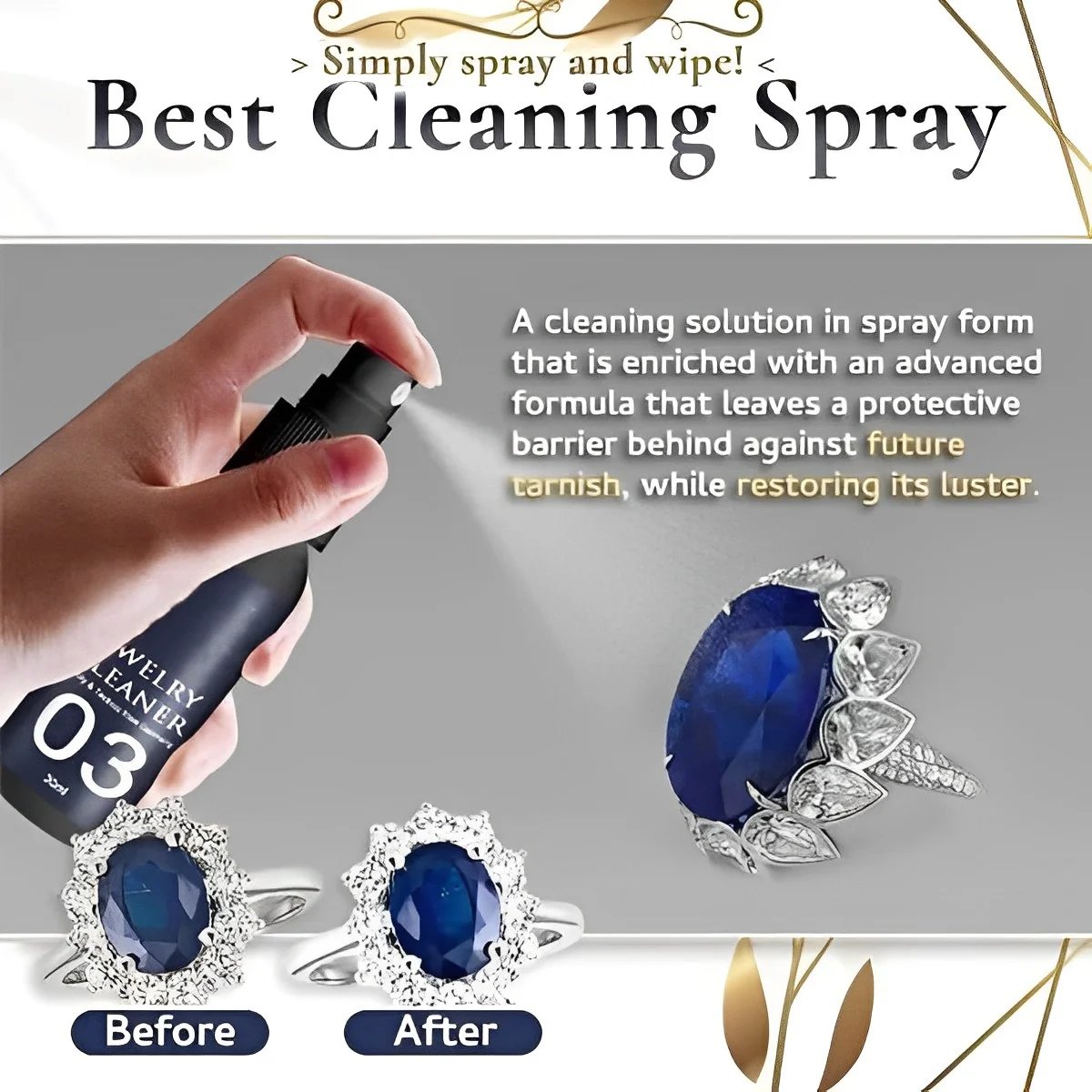 Spray nettoyant pour bijoux Diamond-Shine