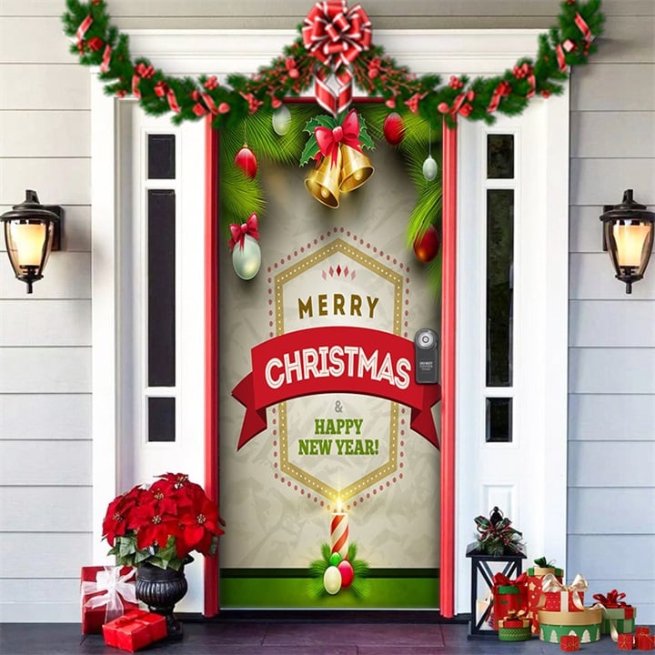 🎄Offres anticipées de Noël - 50 % de réduction🎅Décorations de Noël 2024 pour porte d'entrée🎅