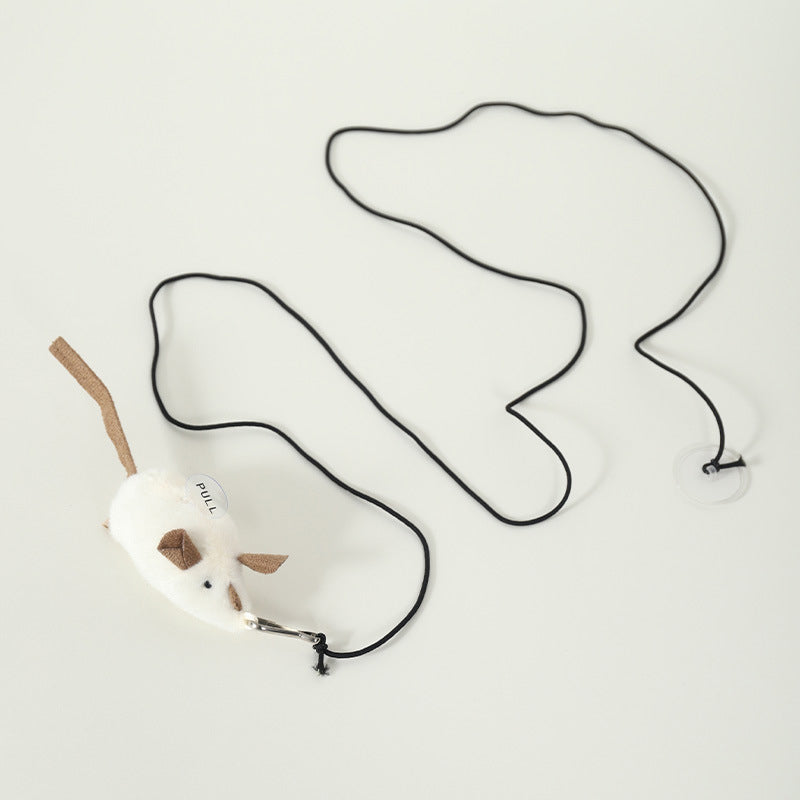 Souris jouet en peluche avec son pour chats