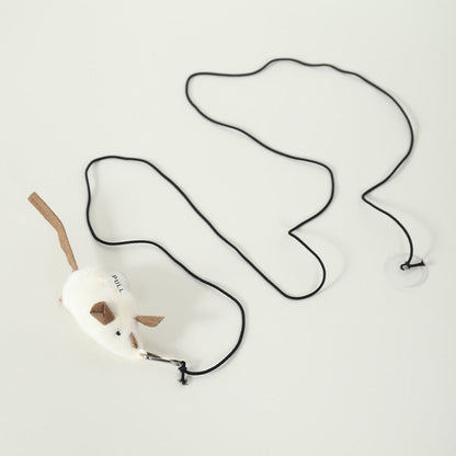 Souris jouet en peluche avec son pour chats
