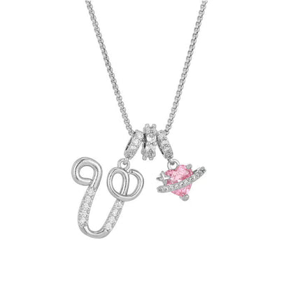 💖 DERNIER JOUR – 57 % DE RÉDUCTION ✨ Colliers à pendentifs 3 rangs avec initiales A-Z 🎀 | Personnalisés et élégants