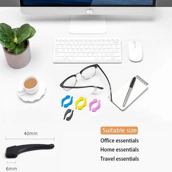 🔥 Achetez 1, Obtenez 3 GRATUITS ! 🔥 Élastiques Antidérapants en Silicone pour Lunettes – Confort Absolu, Ajustement Universel & Idéal Sport/Travail ! 👓✨