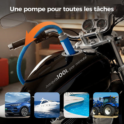 🔈🔈51 % DE RÉDUCTION ! 🔋✨ Ensemble Pompe à Huile et Eau Haute Puissance – Performances Élevées, Portable & Multifonctionnelle 💪