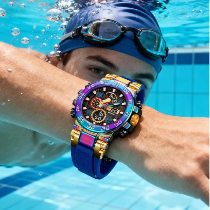 ⌚56 % DE RÉDUCTION✨Montre LED multifonctionnelle🌟Écran numérique étanche, 7 modes sportifs avec surveillance du sommeil🔋
