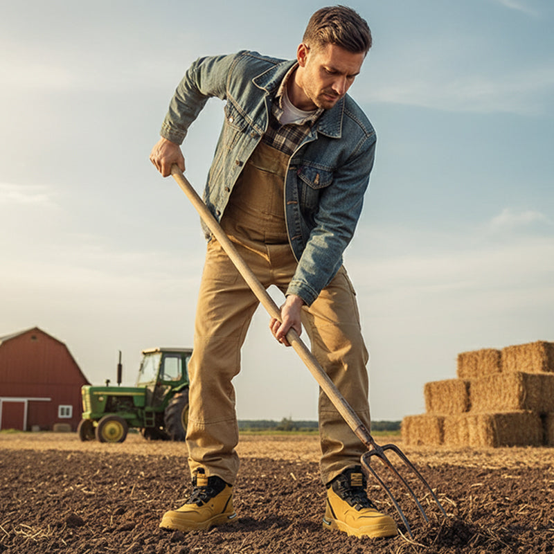⏳Offre spéciale limitée dans le temps⏰Chaussures de travail à boucle pivotante pour hommes (imperméables, antidérapantes, confortables et respirantes)