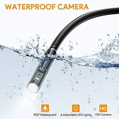 💡50 % DE RÉDUCTION🔥Caméra endoscopique douce Magic Wifi😍Sonde ultrafine 7 mm, étanche IP67, 6 LED réglables & compatible 3 en 1📱🔧