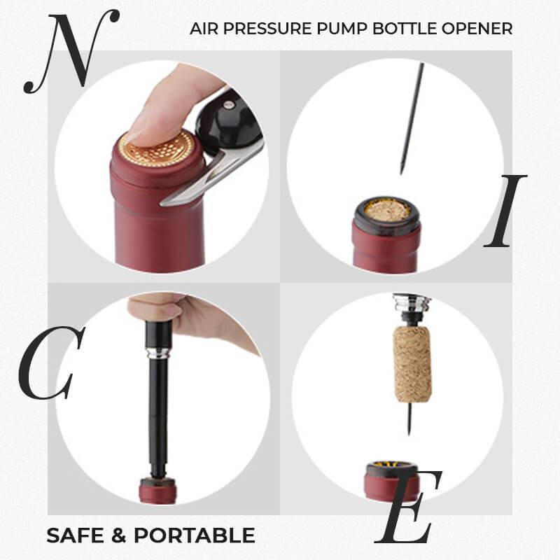 Ouvre-bouteille à pompe à air