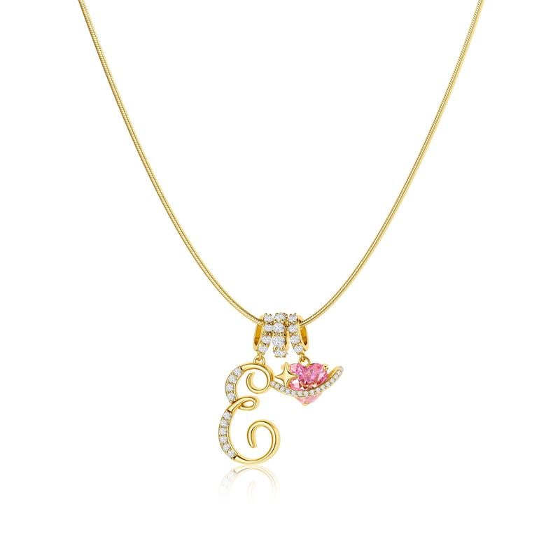 💖 DERNIER JOUR – 57 % DE RÉDUCTION ✨ Colliers à pendentifs 3 rangs avec initiales A-Z 🎀 | Personnalisés et élégants