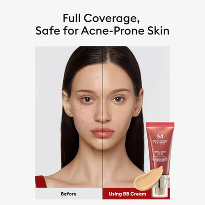 ✨ 2026 Promotion – Achetez-en 1, obtenez-en 1 GRATUIT ! 🎁⌛ 💧✨ BB Crème Couverture Parfaite, Légère et Imperméable SPF 42 PA+++