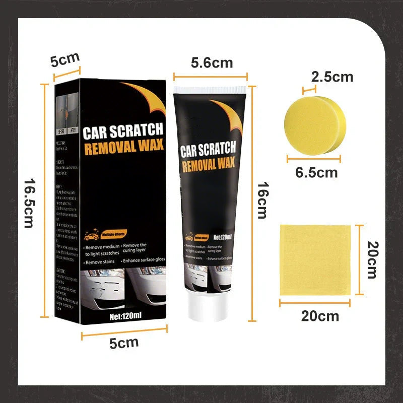🚗60 % DE RÉDUCTION ! ✨ Pâte réparatrice pour rayures de voiture – Application facile, séchage rapide et fini invisible 🔧