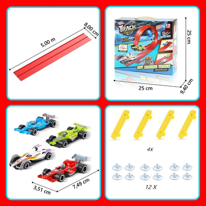 🎄🎁 Cadeau surprise de Noël 2025 : Piste de course flexible à faire soi-même 🚗✨