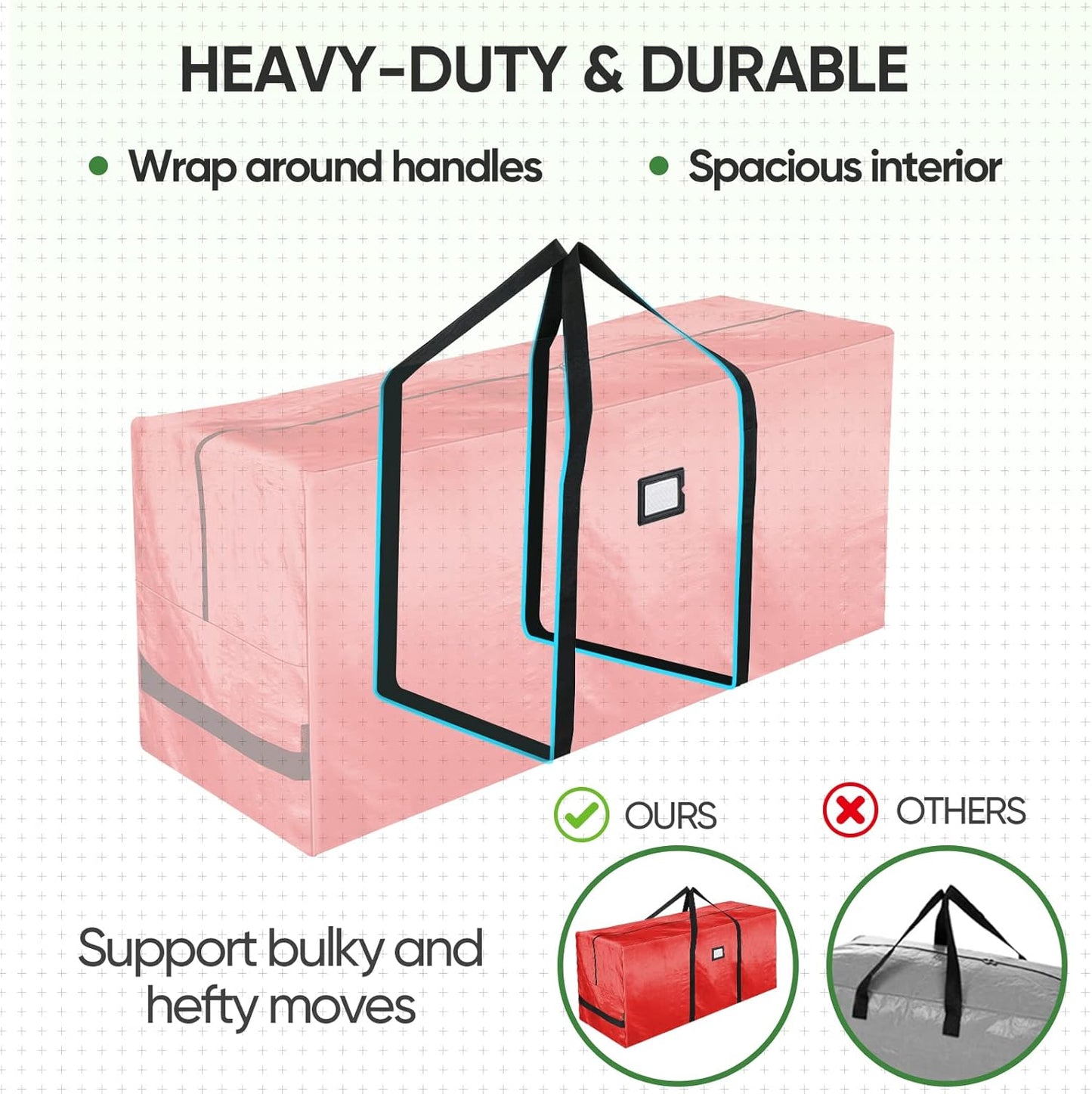 🎄 50% DE RÉDUCTION MAINTENANT ! 🎅 Sac de Rangement Imperméable pour Sapin de Noël – Durable, Transport Facile & Protection Maximale 🎁