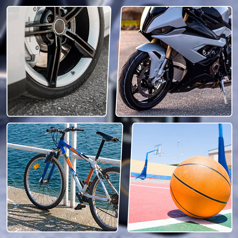 Gonfleur de Pneus de Voiture Portable Multifonction avec Lumière