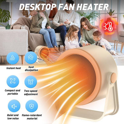 🔥 50% DE RÉDUCTION ! ❄️ Chauffage Instantané Portable – Mini Bureau & Extérieur, Chauffage Rapide & Économe ⚡✨