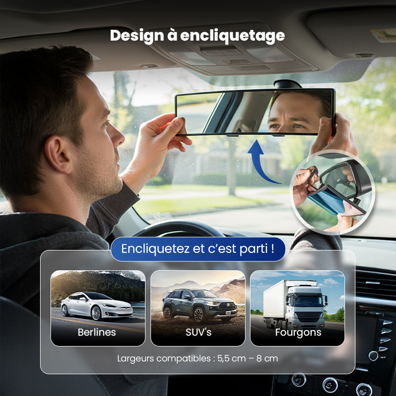 ⏳Offre spéciale à durée limitée⏰Rétroviseur Widefield SafeDrive