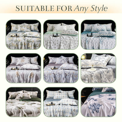 🛏️ Élégance Fraîche & Style Naturel – -60 % sur Notre Linge de Lit 4 Pièces