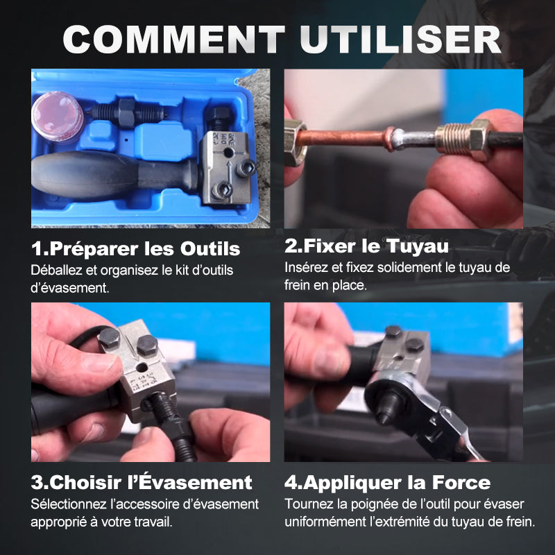 🔥55 % DE RÉDUCTION 🔧 Kit d'outils universel pour freins de voiture ⚙️ Précision 4,75 mm, haute efficacité, sûr et stable