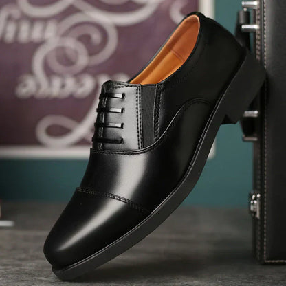 👞 60% DE RÉDUCTION ! 💼 Chaussures de Ville Homme en Cuir Léger – Style Affaires Élégant, Semelle Antidérapante & Respirante ✨