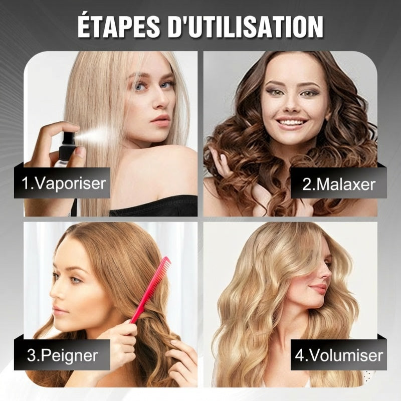 🔥✨Vente flash 50 000+ VENDUS ! 🔥Spray volumateur protéiné pour cheveux