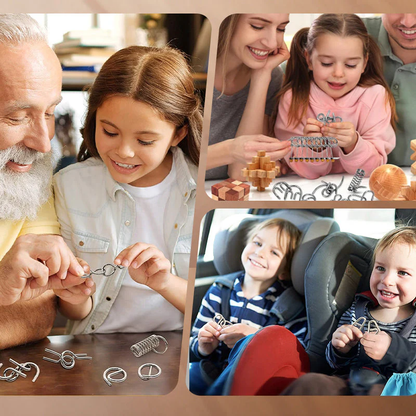 🧠 Offre à durée limitée : 50 % DE RÉDUCTION !!!🧠🔠Puzzle métallique Montessori à résoudre