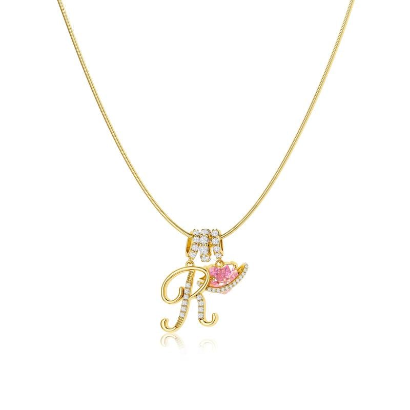 💖 DERNIER JOUR – 57 % DE RÉDUCTION ✨ Colliers à pendentifs 3 rangs avec initiales A-Z 🎀 | Personnalisés et élégants