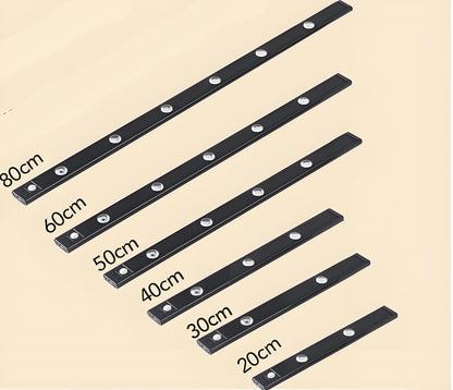 Lampe LED d'Armoire à Détecteur de Mouvement – Rechargeable USB, 3 Tons de Lumière & Installation Magnétique