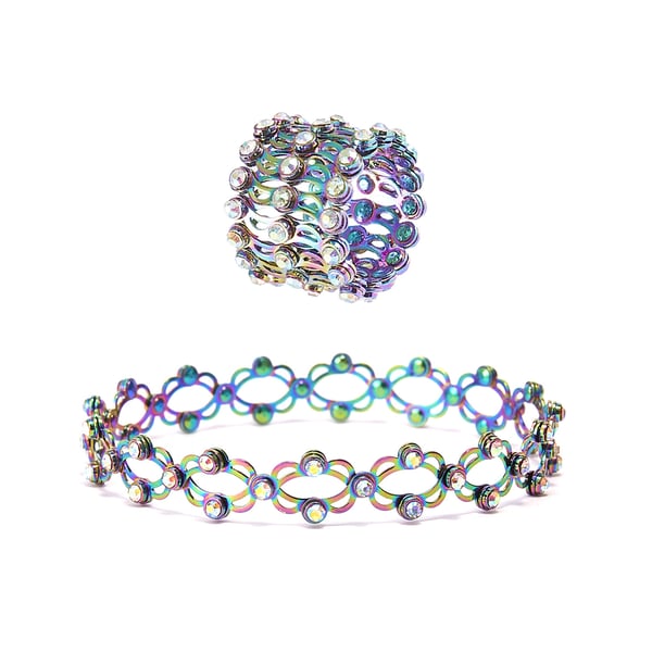💕50% de réduction🎁Cadeau parfait : Bracelet transformable avec breloque CZ étincelante 💎