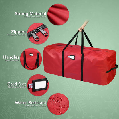 🎄 50% DE RÉDUCTION MAINTENANT ! 🎅 Sac de Rangement Imperméable pour Sapin de Noël – Durable, Transport Facile & Protection Maximale 🎁