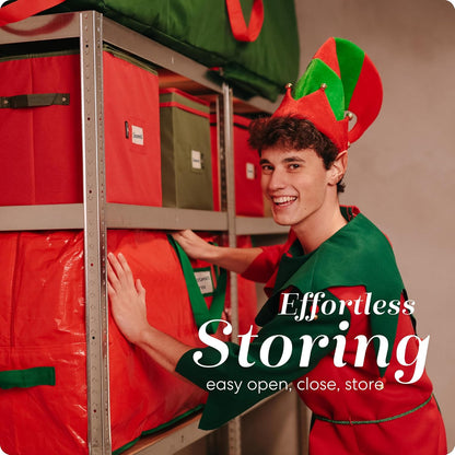 🎄 50% DE RÉDUCTION MAINTENANT ! 🎅 Sac de Rangement Imperméable pour Sapin de Noël – Durable, Transport Facile & Protection Maximale 🎁