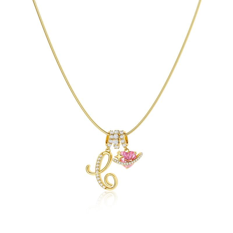 💖 DERNIER JOUR – 57 % DE RÉDUCTION ✨ Colliers à pendentifs 3 rangs avec initiales A-Z 🎀 | Personnalisés et élégants