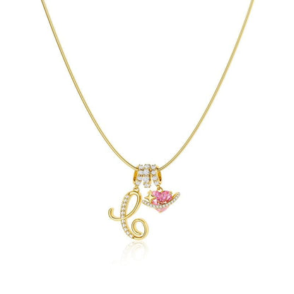 💖 DERNIER JOUR – 57 % DE RÉDUCTION ✨ Colliers à pendentifs 3 rangs avec initiales A-Z 🎀 | Personnalisés et élégants