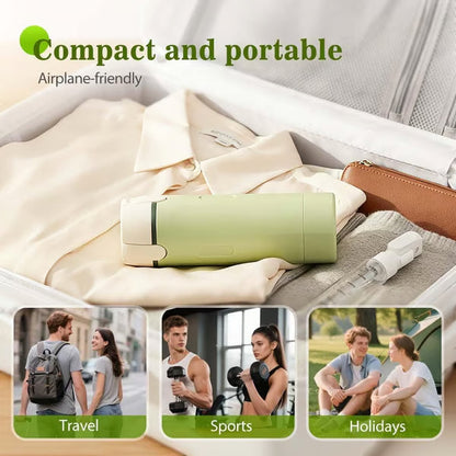 📢📢50 % de réduction ! 🧳Flacons distributeurs rechargeables 4 en 1 pour le voyage – Compact, étanche & ultra-pratique ✈️🧴