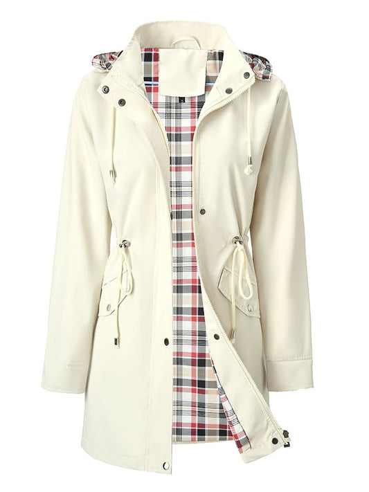 🍂Soldes d'automne 50 %💗🧥Veste imperméable à carreaux ultime pour femmes🍃