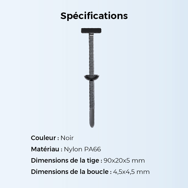 💥🧷 Boucle de cravate câble universelle en nylon