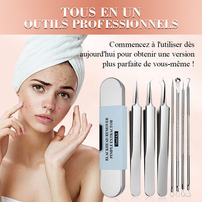 💓50% DE RÉDUCTION💥Kit d'Outils pour l'Extraction de Points Noirs et Boutons📢📢3 dernières heures : Grande vente⏰⏰