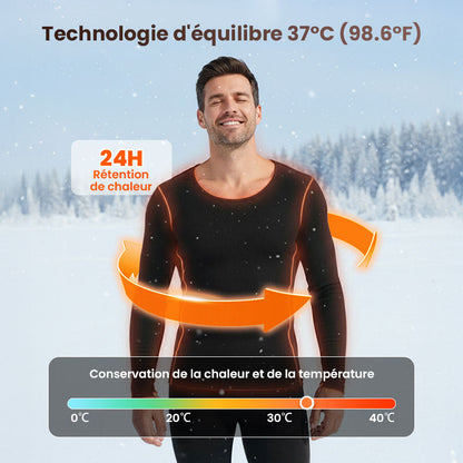 🩲 50% RÉDUCTION DERNIER JOUR! ✨ Sous-vêtements Thermiques Élastiques Sans Couture - Matière Respirante avec Soutien Léger pour un Confort Invisible Toute la Journée 🌸✨