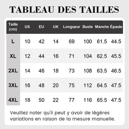 ✈️Offre spéciale🔥Haut Chaud Isolé en Polaire pour Hommes avec Col de Chemise