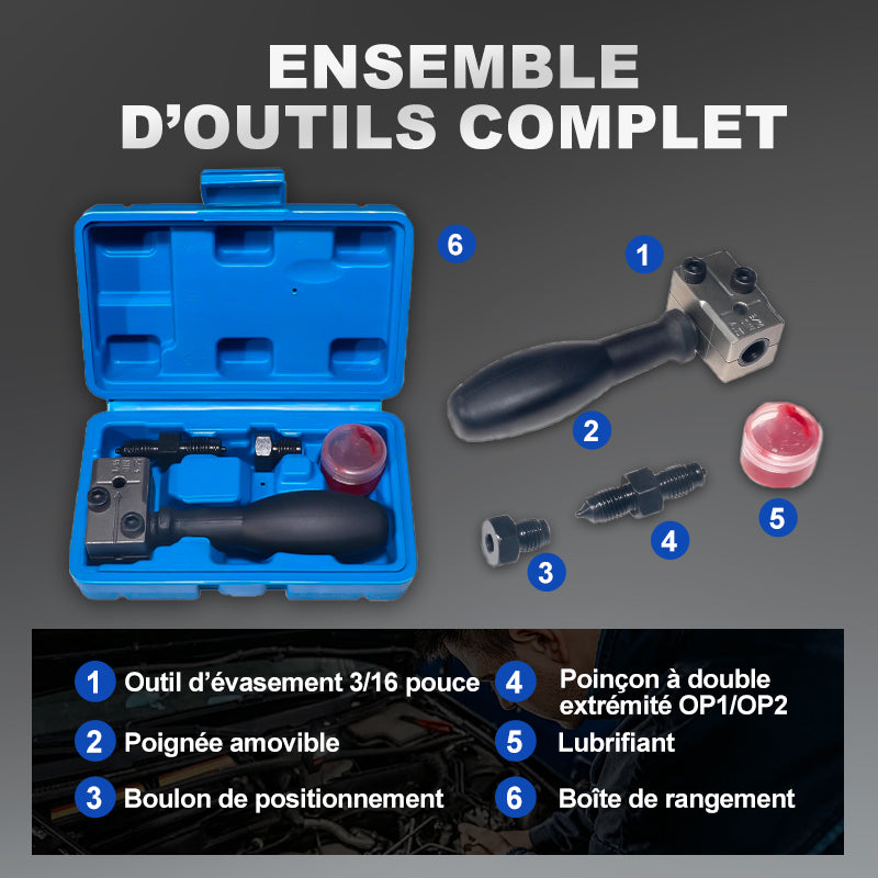 🔥58 % DE RÉDUCTION 🔧 Kit d'outils universel pour freins de voiture ⚙️ Précision 4,75 mm, haute efficacité, sûr et stable