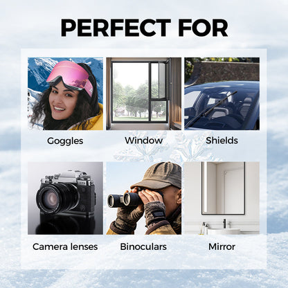 💥DERNIER JOUR de réduction❄️ Lingettes anti-buée à revêtement micromoléculaire — gardez votre pare-brise clair et sans buée 🧽✨