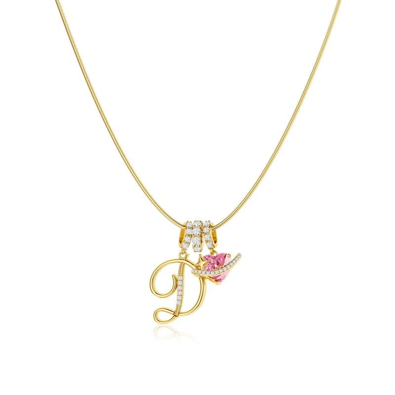 💖 DERNIER JOUR – 57 % DE RÉDUCTION ✨ Colliers à pendentifs 3 rangs avec initiales A-Z 🎀 | Personnalisés et élégants