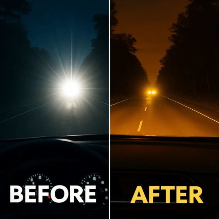 🕶️55% DE RÉDUCTION MAINTENANT🎁Lunettes de Conduite Nuit - Verres Polarisés & Anti-Reflets, Vision Claire et Sécurisée pour la Nuit ✨
