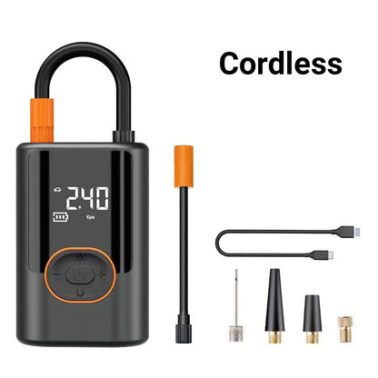 Gonfleur de Pneus de Voiture Portable Multifonction avec Lumière