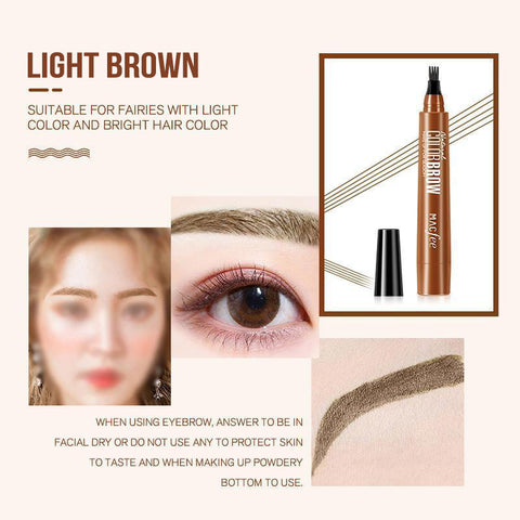 🔥Crayon à sourcils 4-End Natural, Créez rapidement un maquillage de sourcils élégant🔥