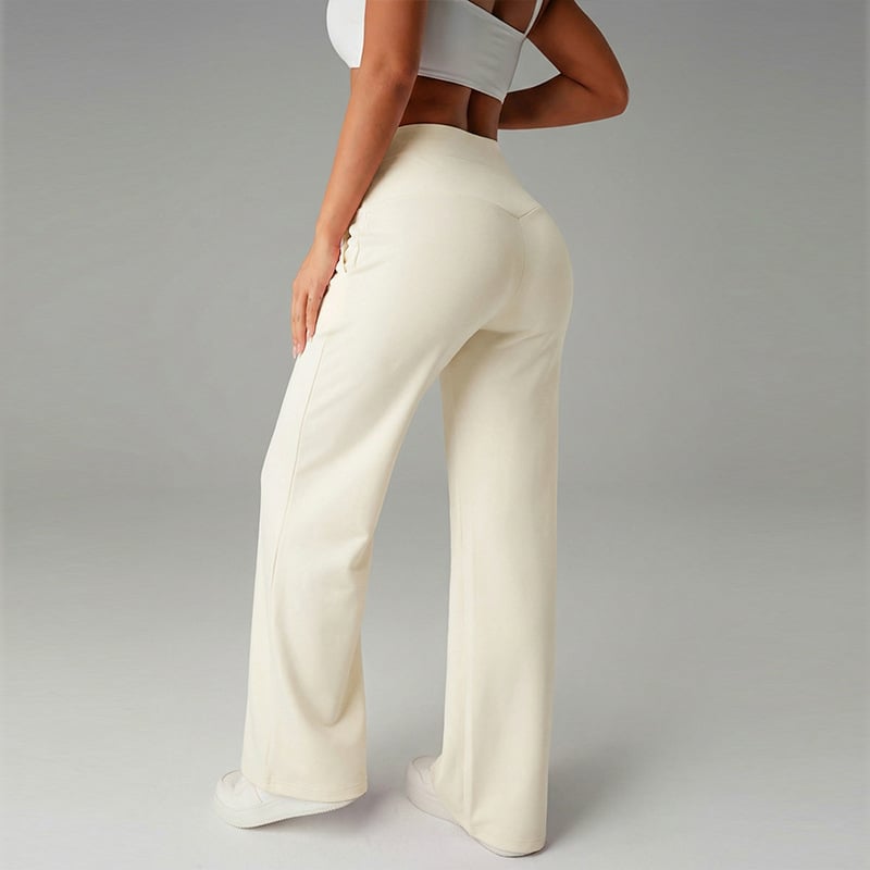 ⏰ 50% de réduction ! 💫 Pantalon droit ample uni pour femme – Confort & Élégance quotidienne ❄️👖