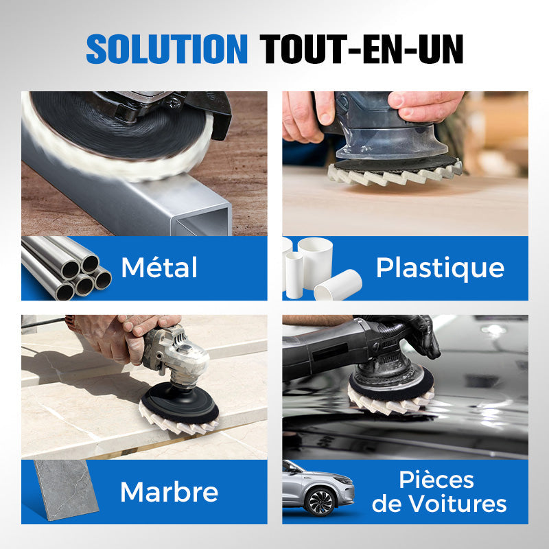 💐50% DE RÉDUCTION ! Disque à Polir Rapide – Fixation Facile, Résultat Pro ⚡🔩【4 Achetés, 6 Reçus】
