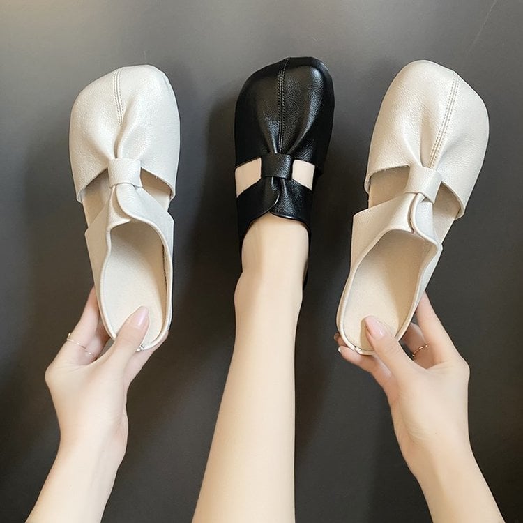 🔥Soldes d'été 52% de réduction👣Mules plates à découpes