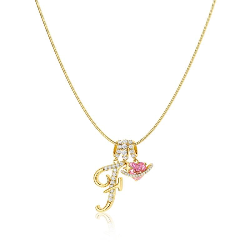 💖 DERNIER JOUR – 57 % DE RÉDUCTION ✨ Colliers à pendentifs 3 rangs avec initiales A-Z 🎀 | Personnalisés et élégants
